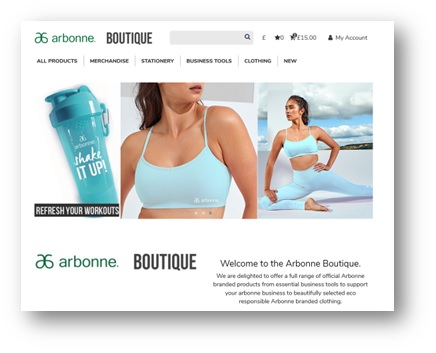 Arbonne Boutique Webstore